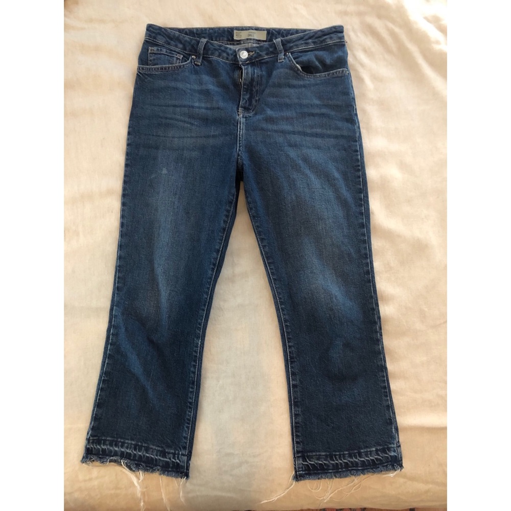 Topshop Moto Dree jeans with deconstructed hem